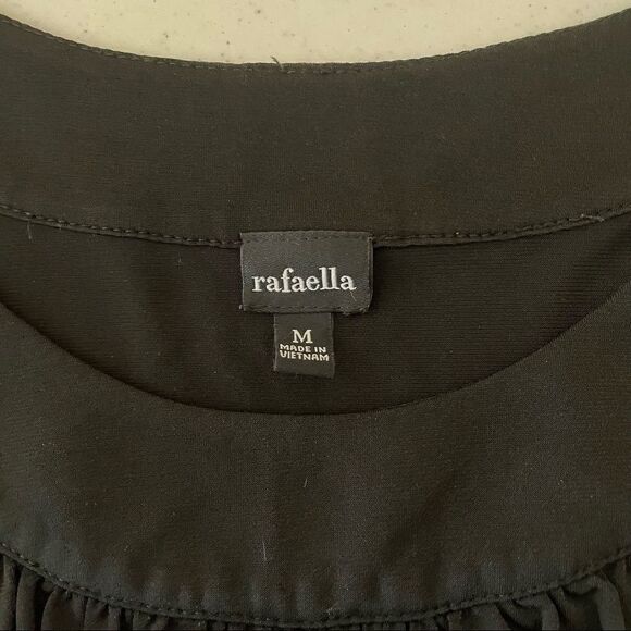 Rafaela black ruffle sleeveless top - Picture 7 of 7